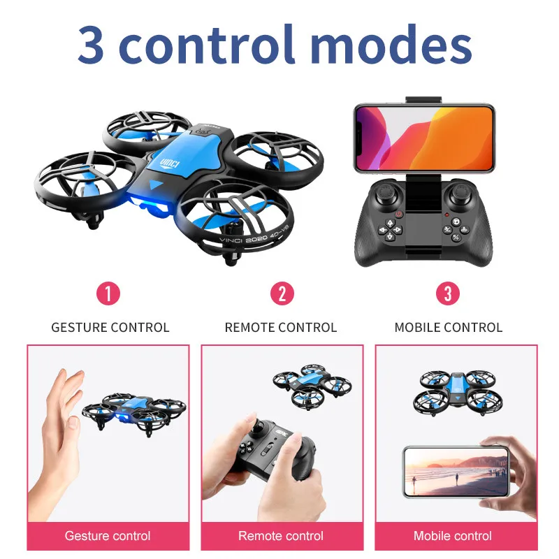 Nuovo Mini Drone V8 con Teleca - Drone Kit Professional recensione e prezzo