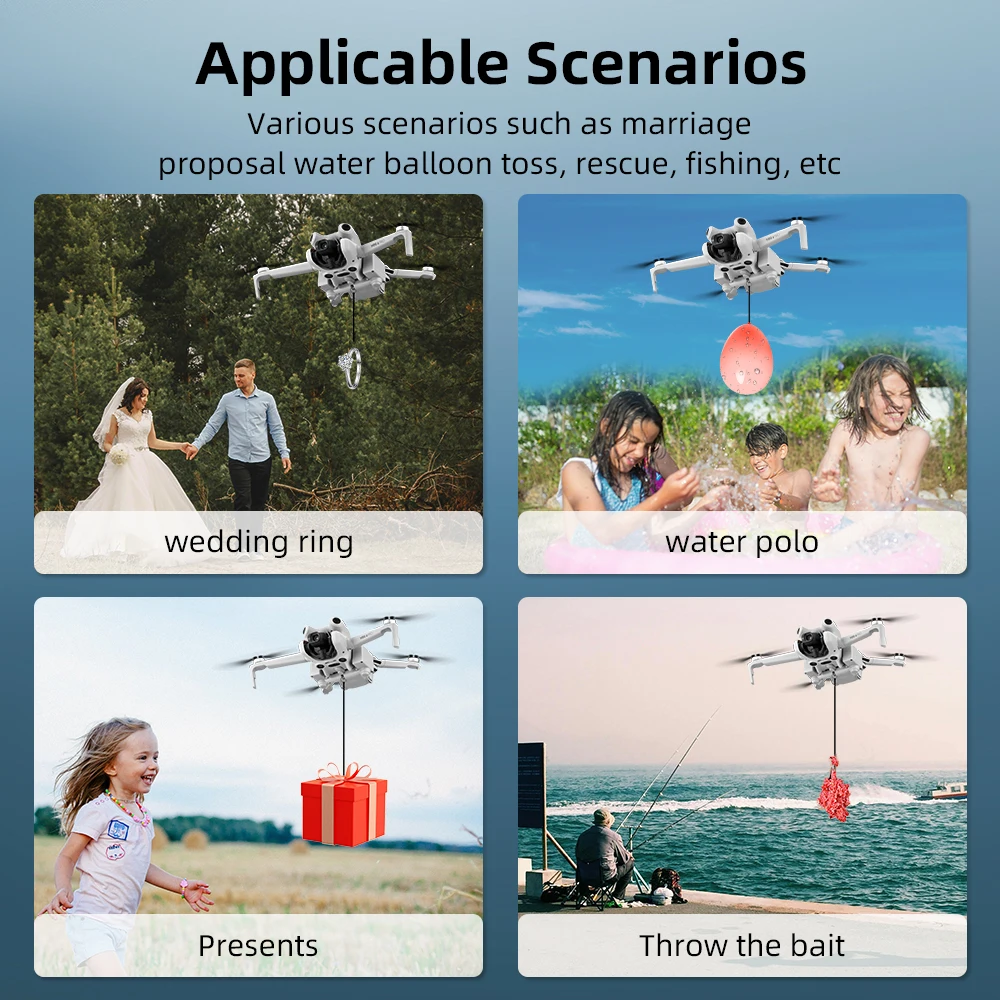 BRDRC Sistema Airdrop per DJI  - Dji Drone Mini 4 Pro recensione e prezzo